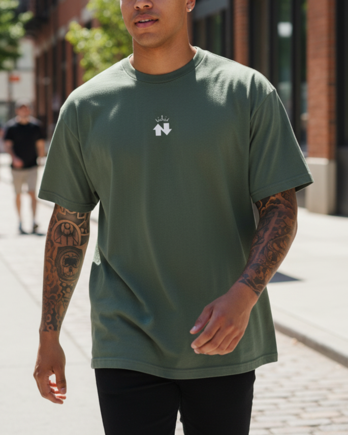 "Bless Those That Curse Us" Premium Comfort Color Tee | Moss