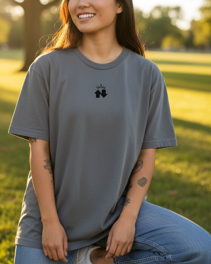 "Meekness Isn't Weakness" Premium Comfort Color Tee | Pepper