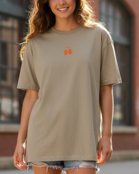 "Pray for Our Enemies" Premium Comfort Color Tee | Khaki