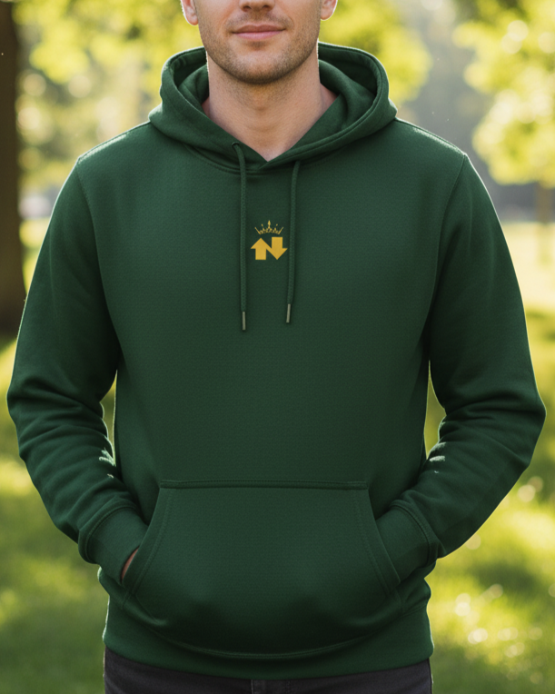 “Stay Salty” Hoodie | Forest Green