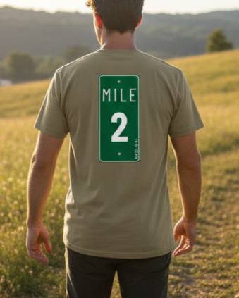 "2nd Mile" Premium Comfort Color Tee | Khaki
