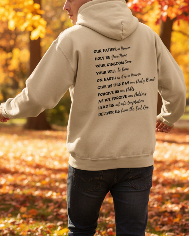 "Our Father" Hoodie | Sandstone