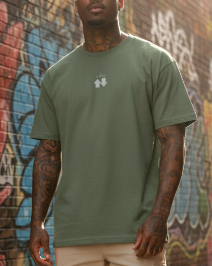 "Pray for Our Enemies" Premium Comfort Color Tee | Moss