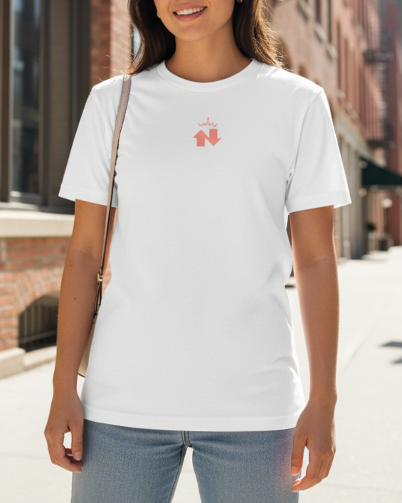 "Pure In Heart" Premium Comfort Color Tee | White